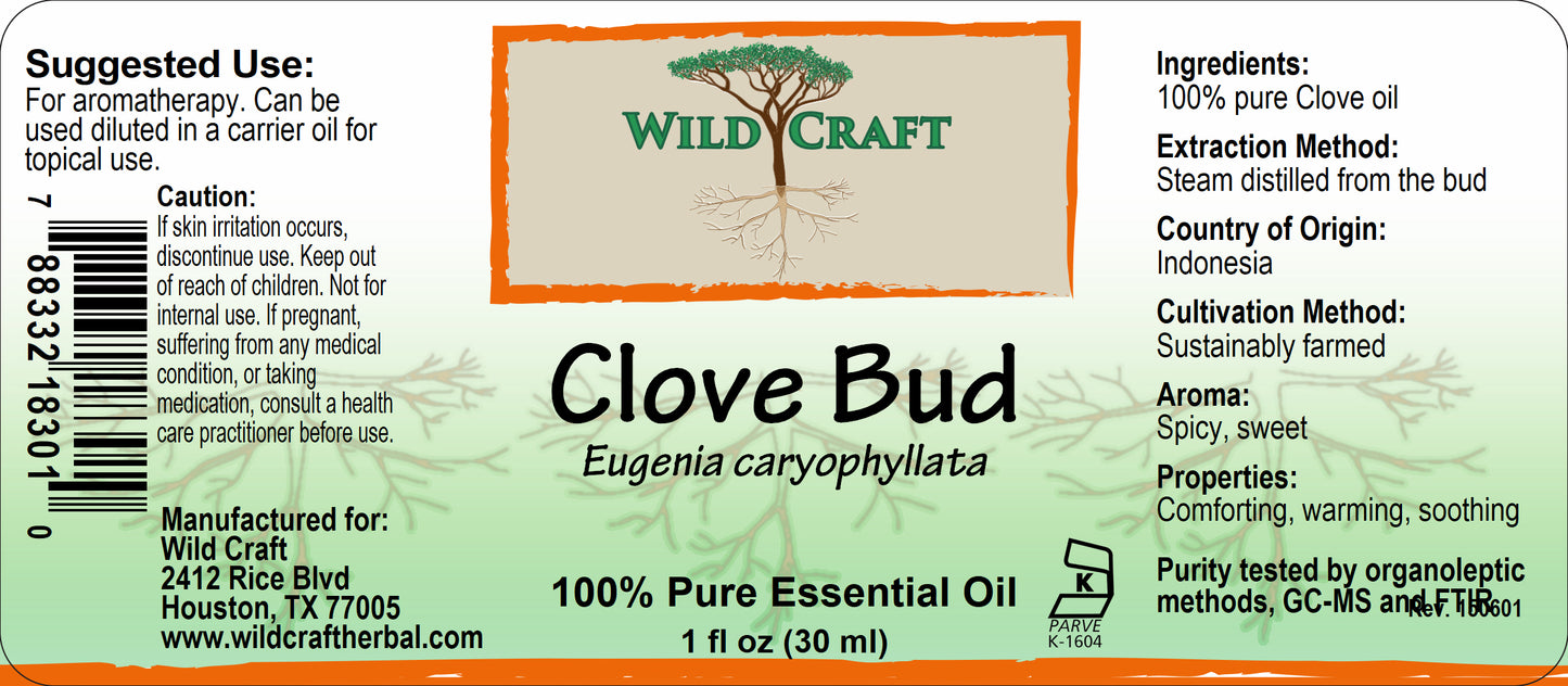WC essential clove 1oz